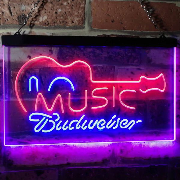 Budweiser Music Neon-Like LED Sign